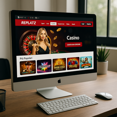 Replatz Casino - Design intuitivo interfaccia desktop per giocatori italiani